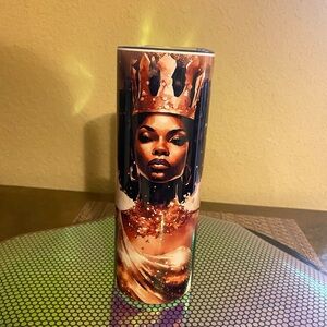 Made with love “Forever My Queen” sublimation tumbler.